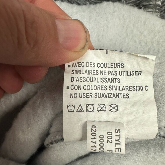 Under Armour ColdGear Loose Fit Gray Hooded Sweatshirt M 100% Polyester - Picture 4 of 7